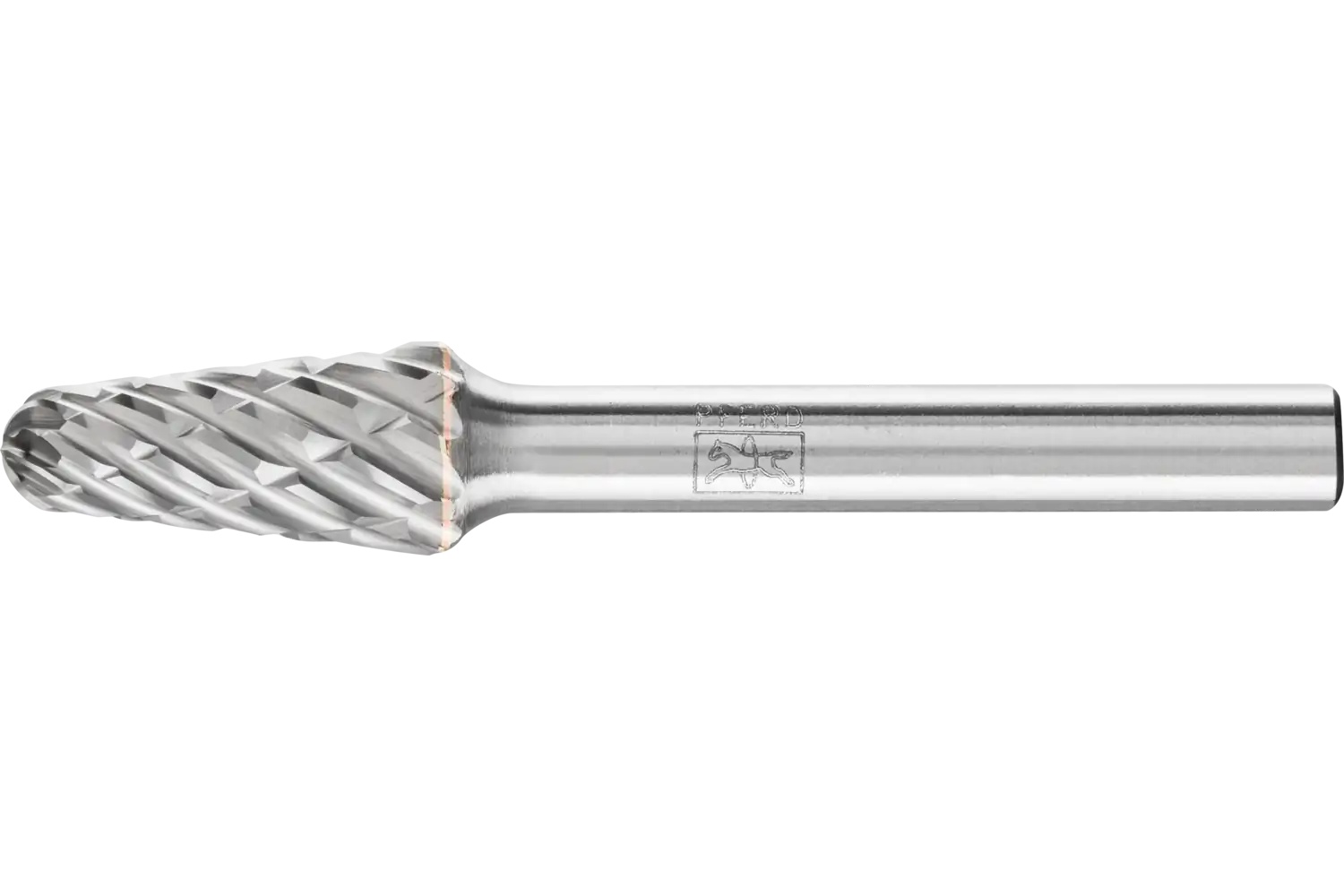 Picture of Pferd Carbide Bur SL-3 14° Taper Steel Cut 3/8" x 1-1/16" x 1/4" Shank